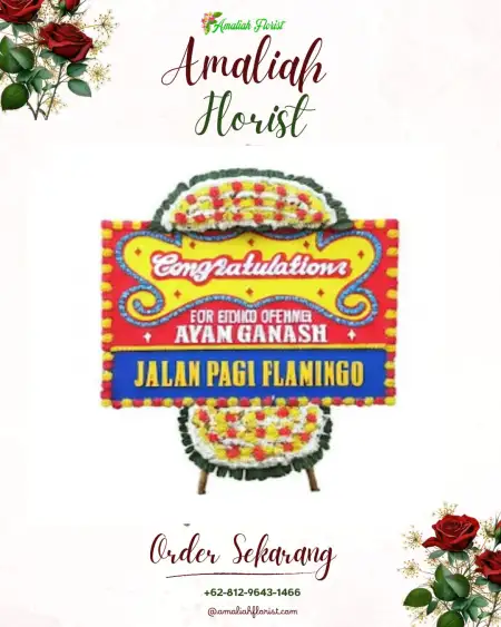 Sewa Papan Bunga Penanggapan
